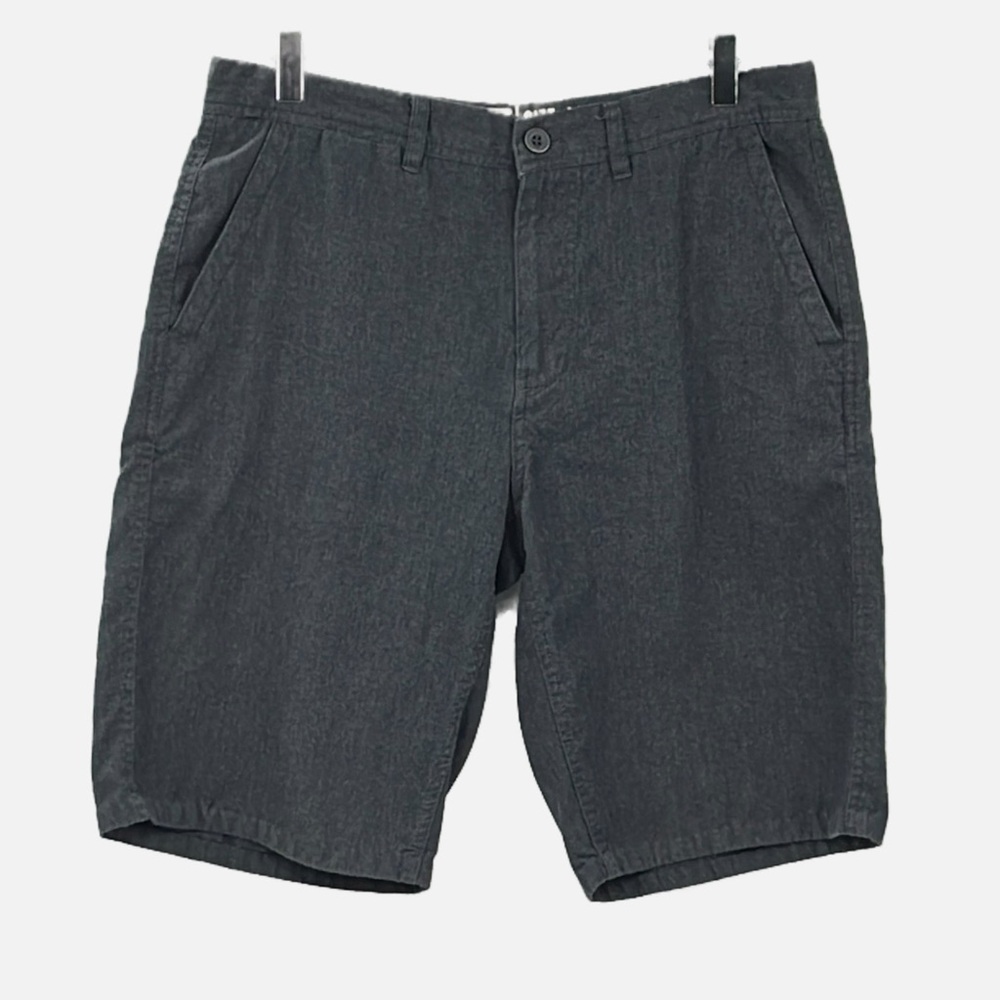 Free world flat front shorts in charcoal - size 31